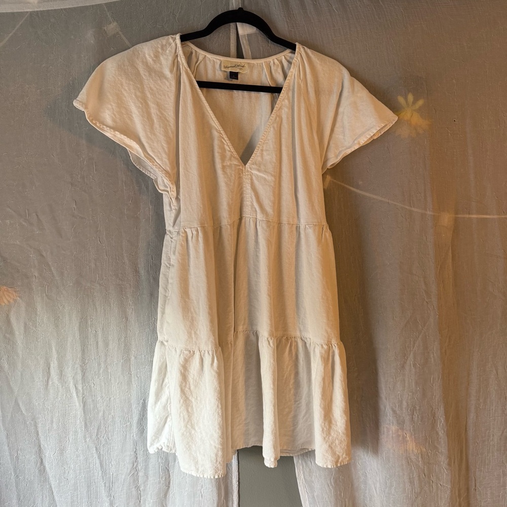Universal Thread White V-Neck Dress